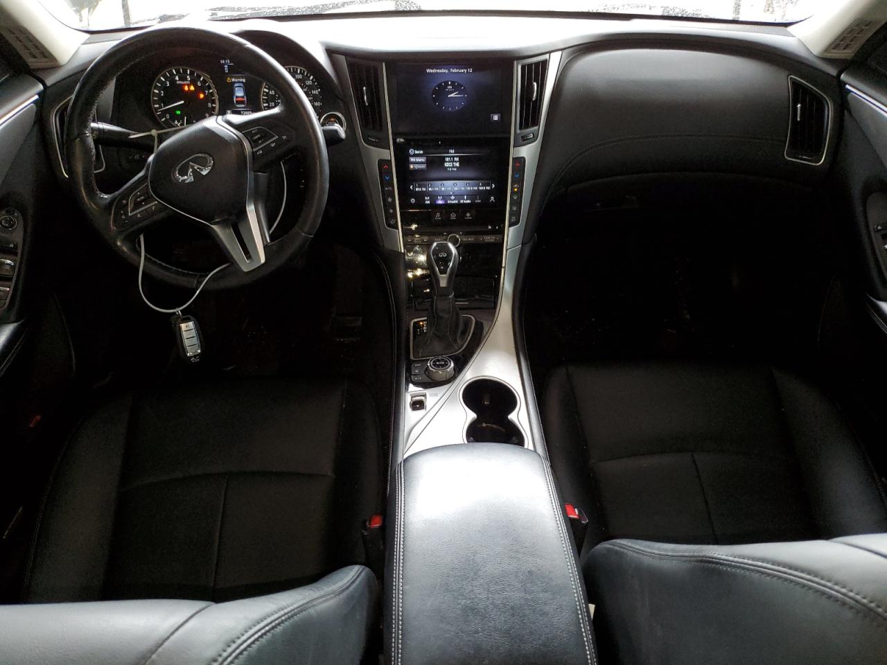 2020 Infiniti Q50 VIN JN1EV7AR3LM257182 Copart auction photo, side / rear end damage thumbnail 8