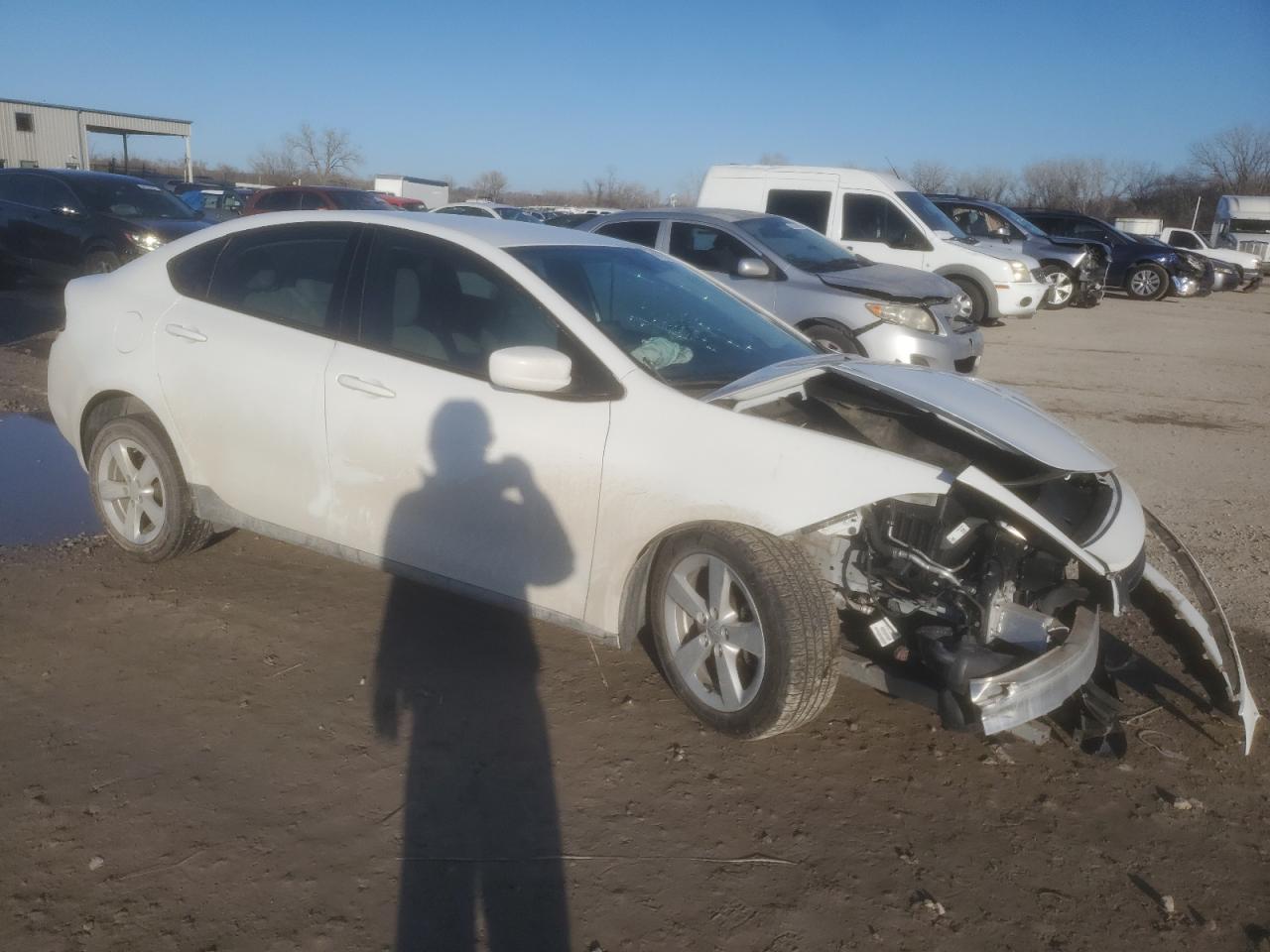 2016 Dodge Dart VIN 1C3CDFBB1GD516300 Copart auction photo, front end / undercarriage damage thumbnail 4