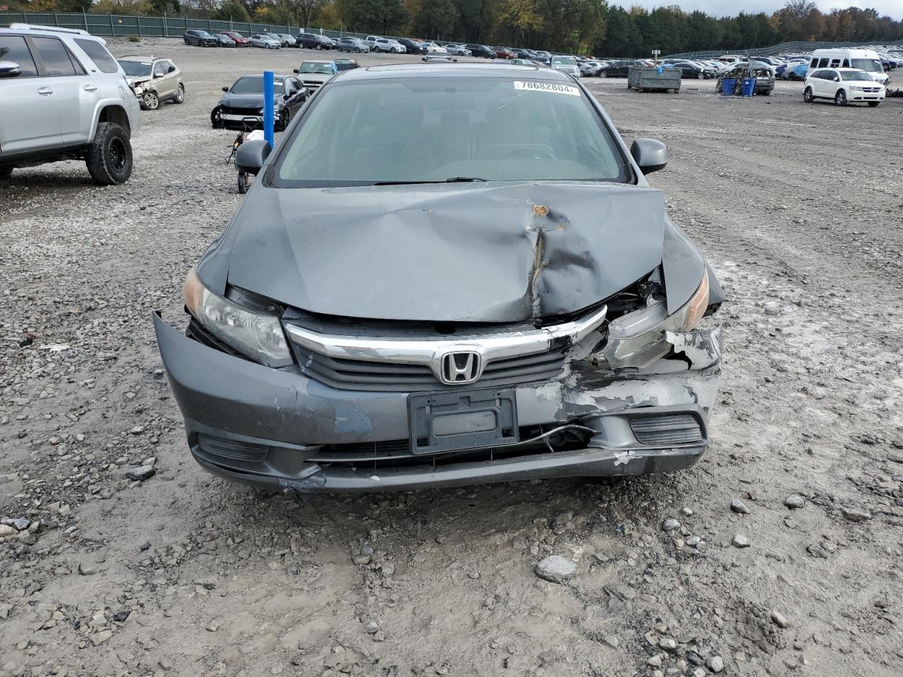 2012 Honda Civic VIN JHMFB2F88CS002390 Copart auction photo, front end damage thumbnail 5