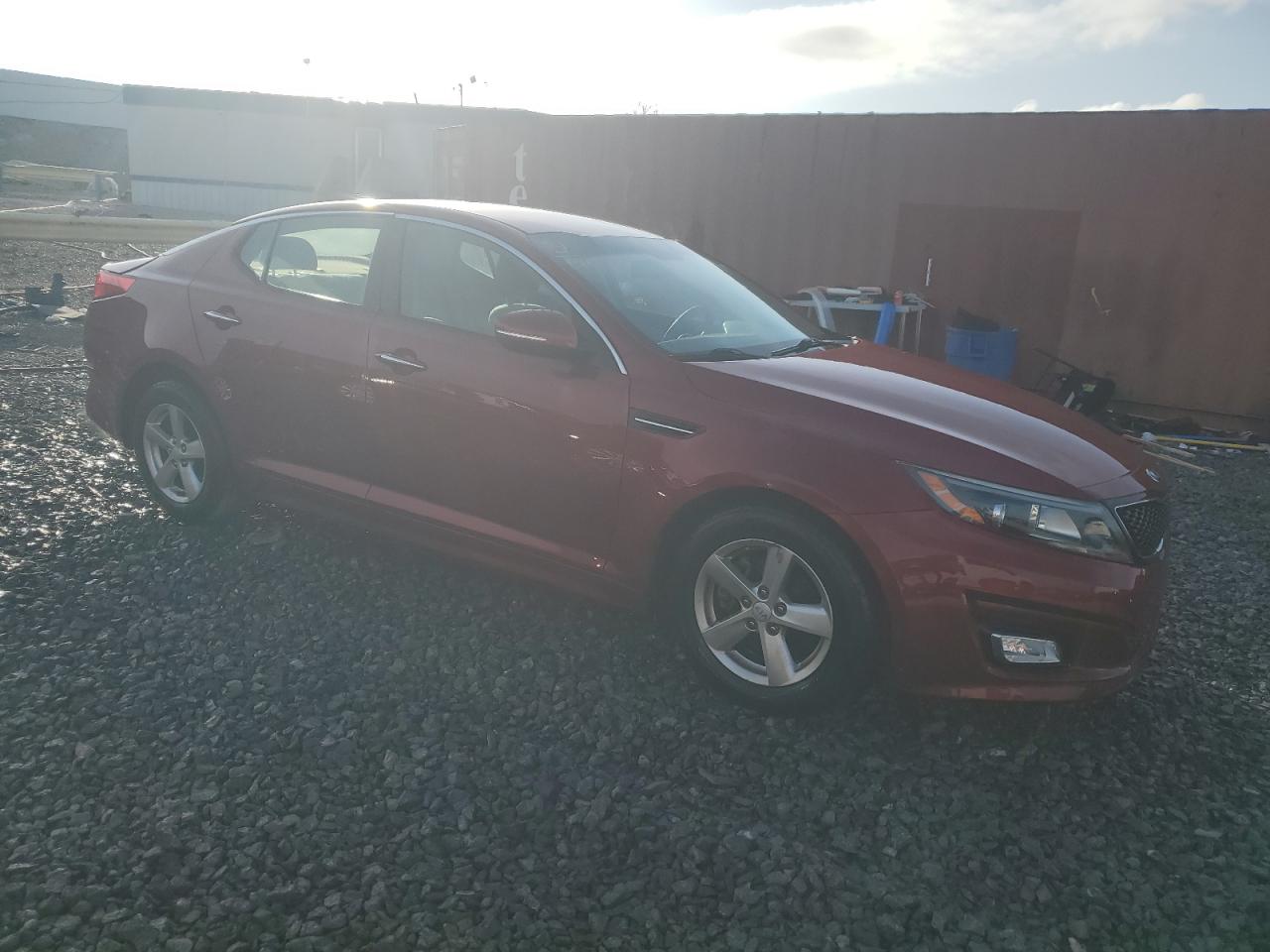 2015 KIA Optima VIN 5XXGM4A72FG489594 Copart auction photo, rear end damage thumbnail 4