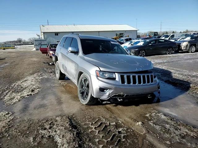 2014 Jeep Grand Cherokee VIN 1C4RJFCG2EC281062 Copart auction photo, front end / side damage thumbnail 12