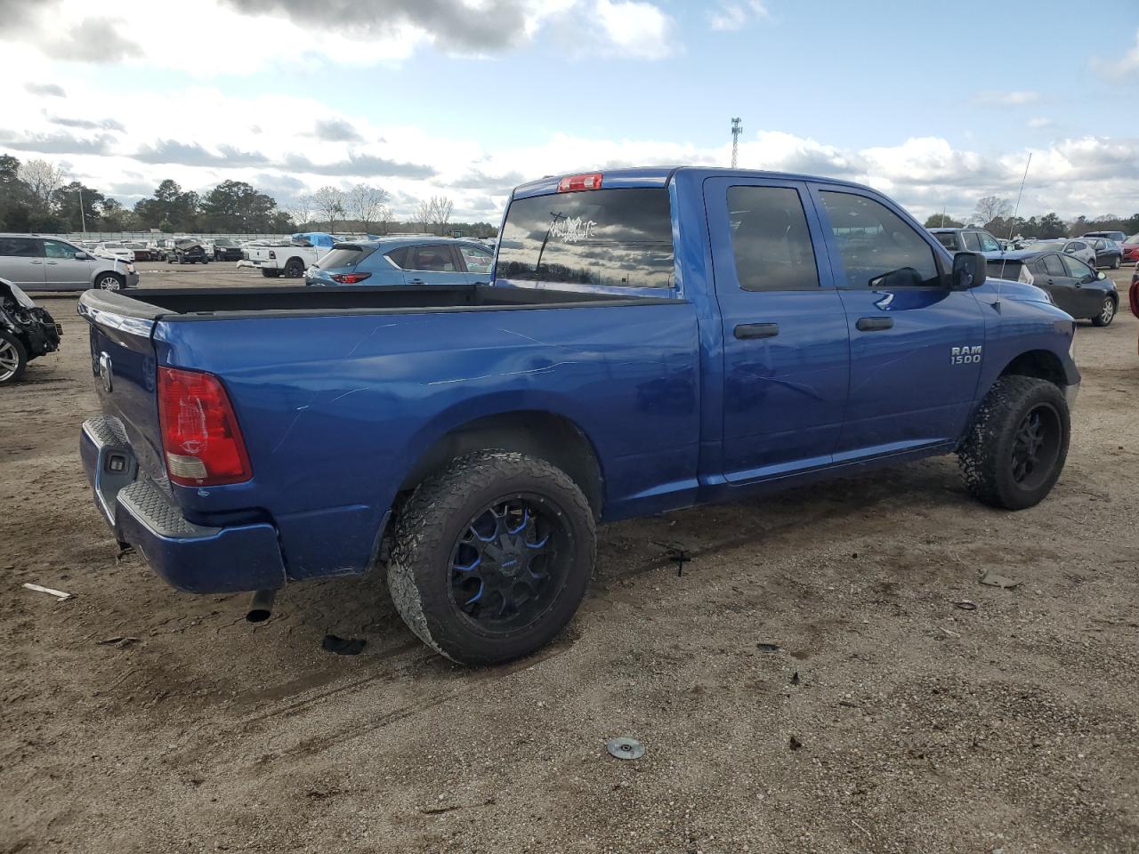 2014 RAM 1500 VIN 1C6RR6FG9ES424333 Copart auction photo, vandalism / all over damage thumbnail 3