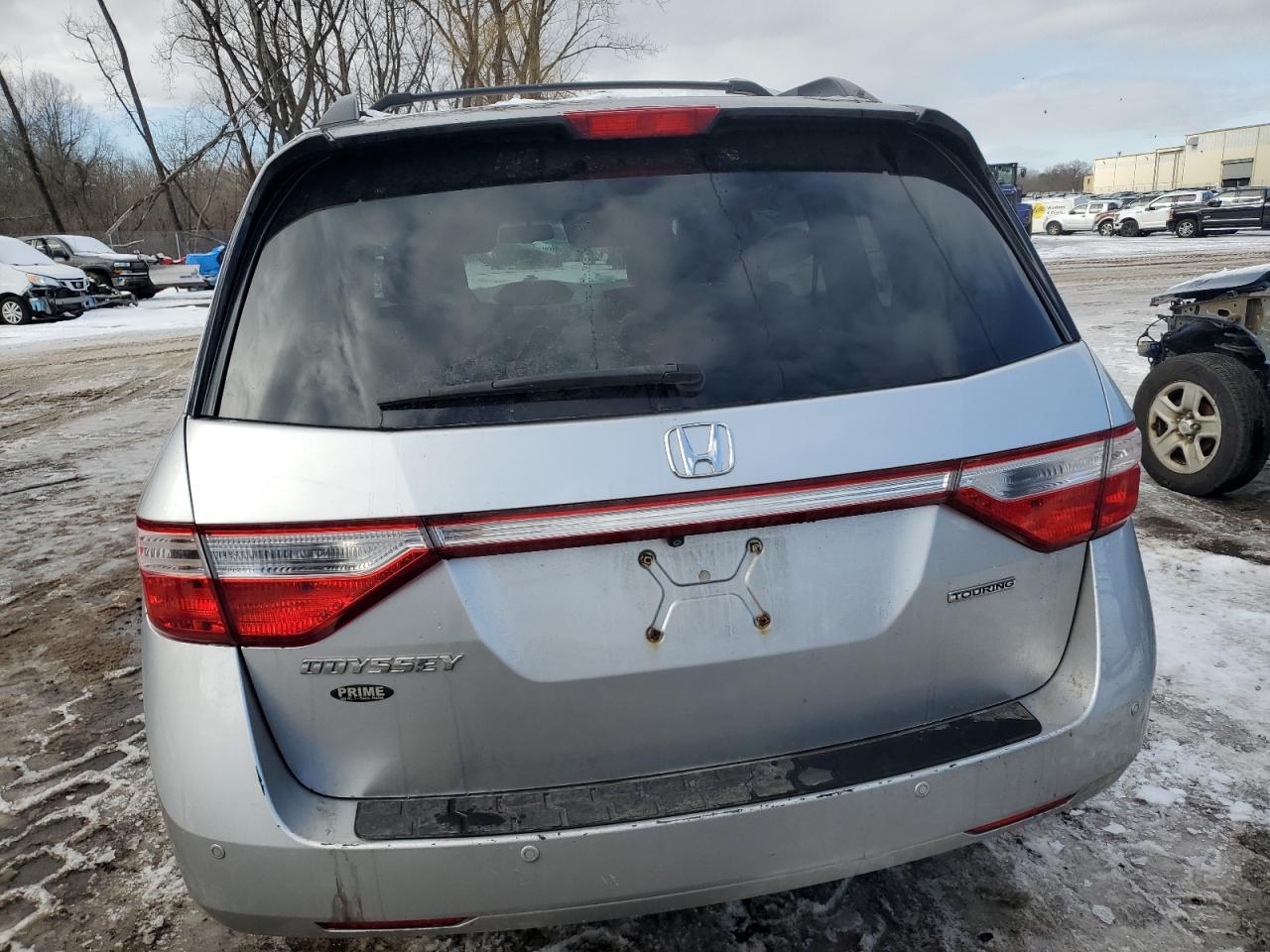 2012 Honda Odyssey VIN 5FNRL5H90CB004280 Copart auction photo, rear end / minor dent/scratches damage thumbnail 6