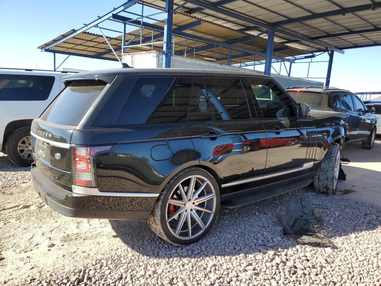 2015 Land Rover Range Rover VIN SALGS2TF0FA242884 Copart auction photo, front end damage thumbnail 3