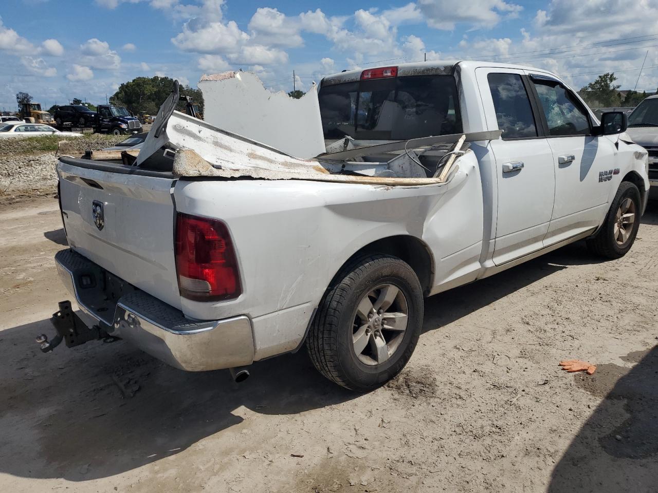 2014 RAM 1500 VIN 1C6RR6GT6ES287038 Copart auction photo, all over damage thumbnail 3