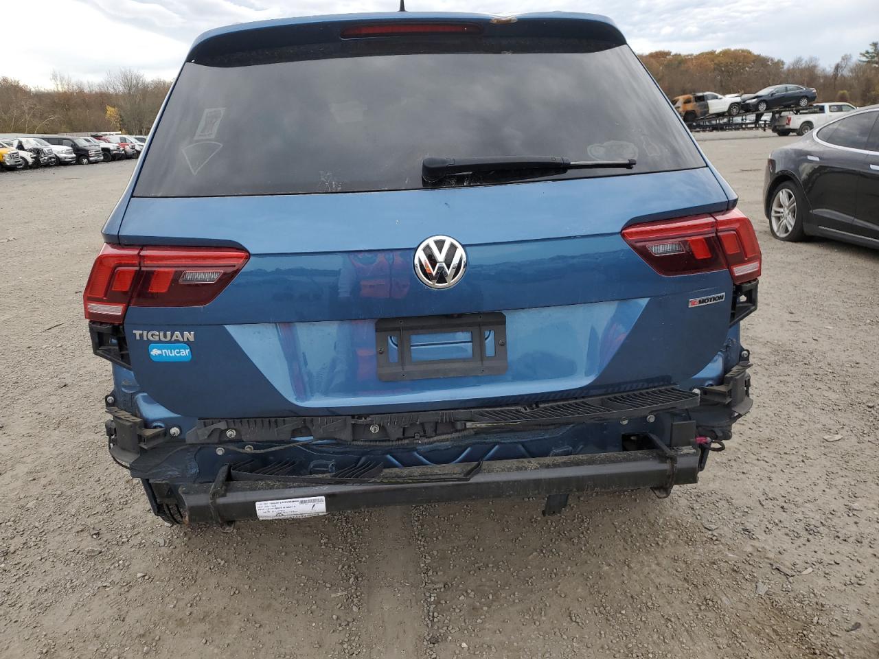 2020 Volkswagen Tiguan VIN 3VV0B7AX9LM001388 Copart auction photo, rear end damage thumbnail 6