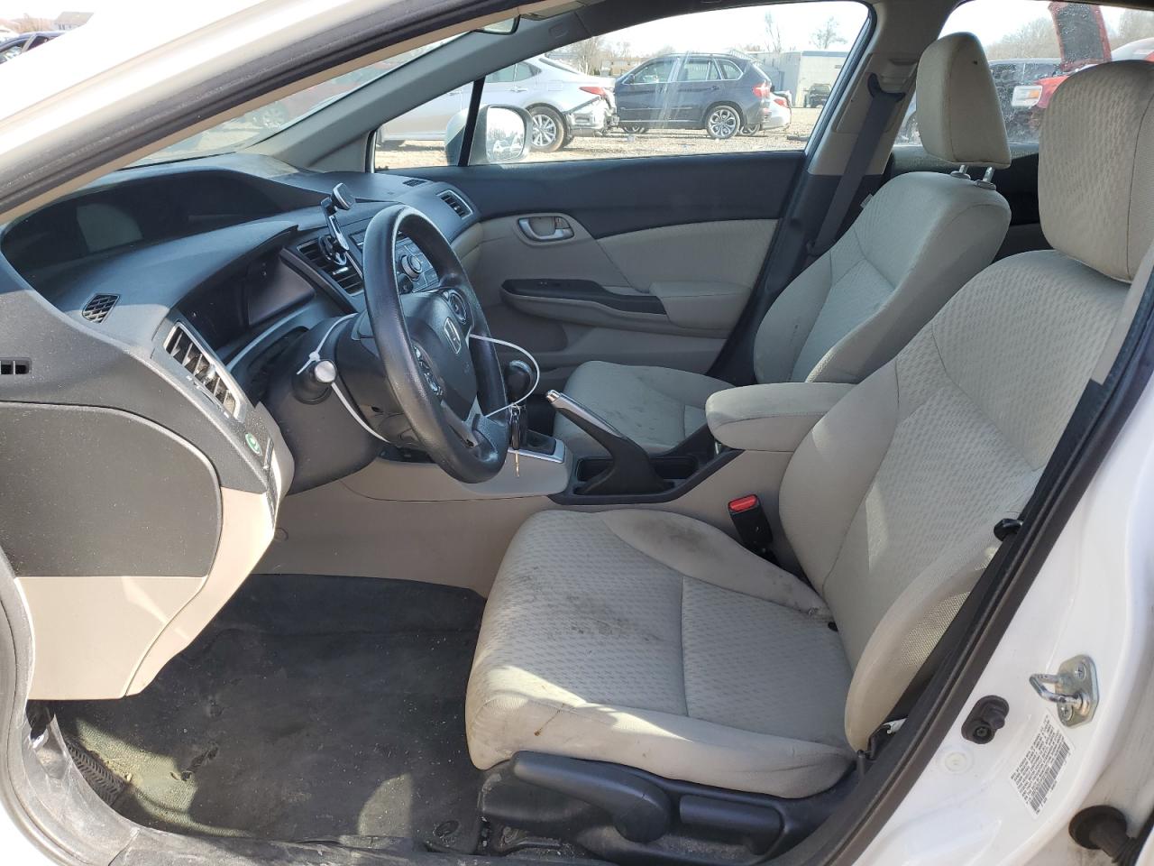 2015 Honda Civic VIN 19XFB2E57FE016054 Copart auction photo, rear end damage thumbnail 7