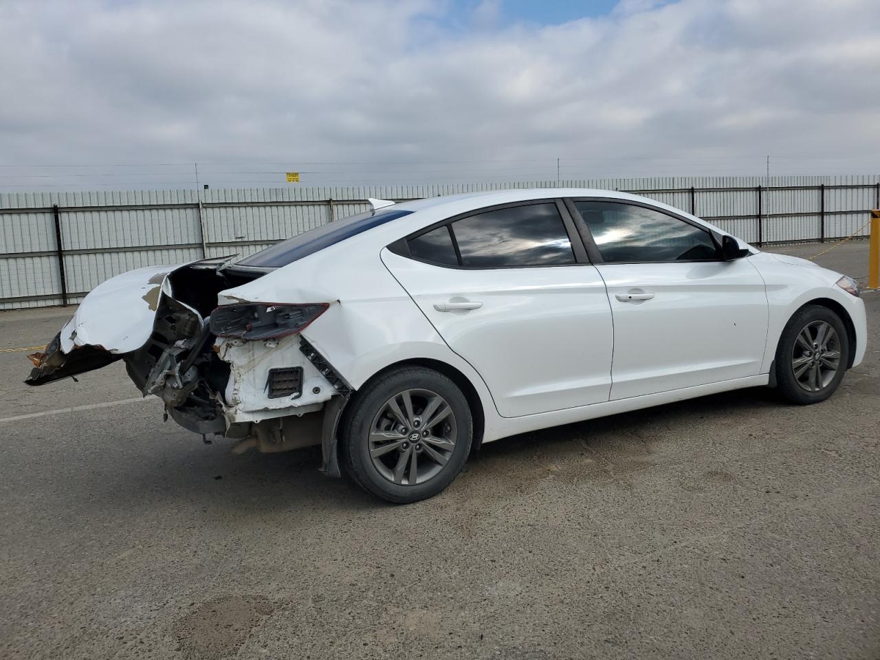 2018 Hyundai Elantra VIN 5NPD84LF4JH334828 Copart auction photo, rear end damage thumbnail 3