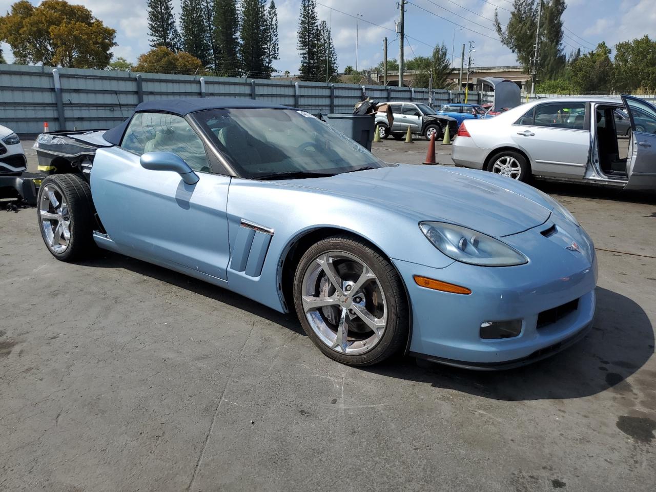 2012 Chevrolet Corvette VIN 1G1YW3DW3C5108694 Copart auction photo, all over / undercarriage damage thumbnail 4