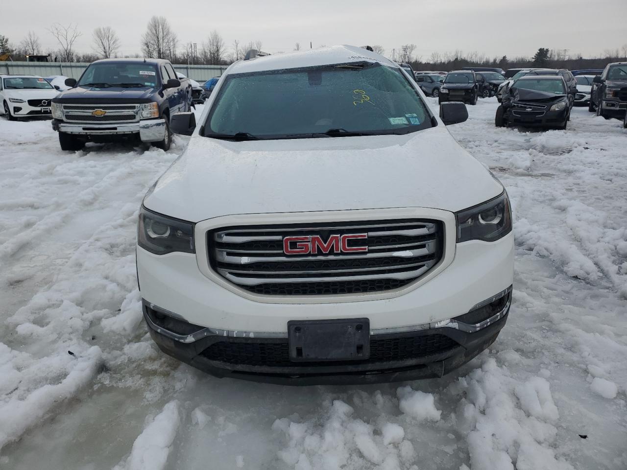 2019 GMC Acadia VIN 1GKKNVLS6KZ215101 Copart auction photo, side / front end damage thumbnail 5