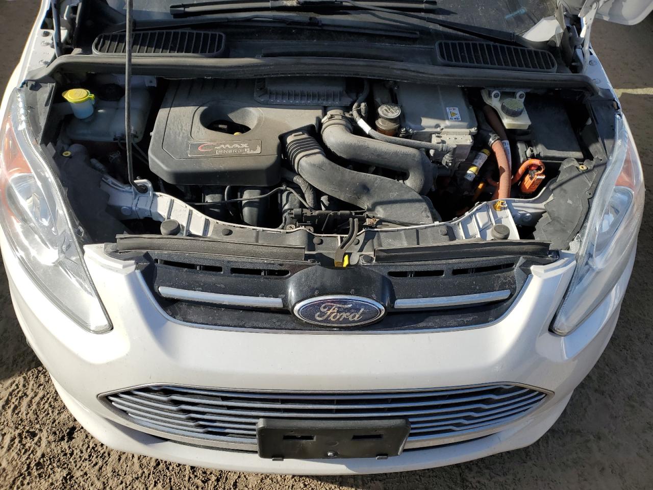 2014 Ford C-MAX VIN 1FADP5CU0EL520297 Copart auction photo, front end / side damage thumbnail 11