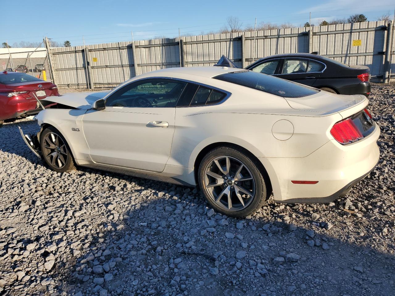 2015 Ford Mustang VIN 1FA6P8RF0F5501497 Copart auction photo, front end / mechanical damage thumbnail 2