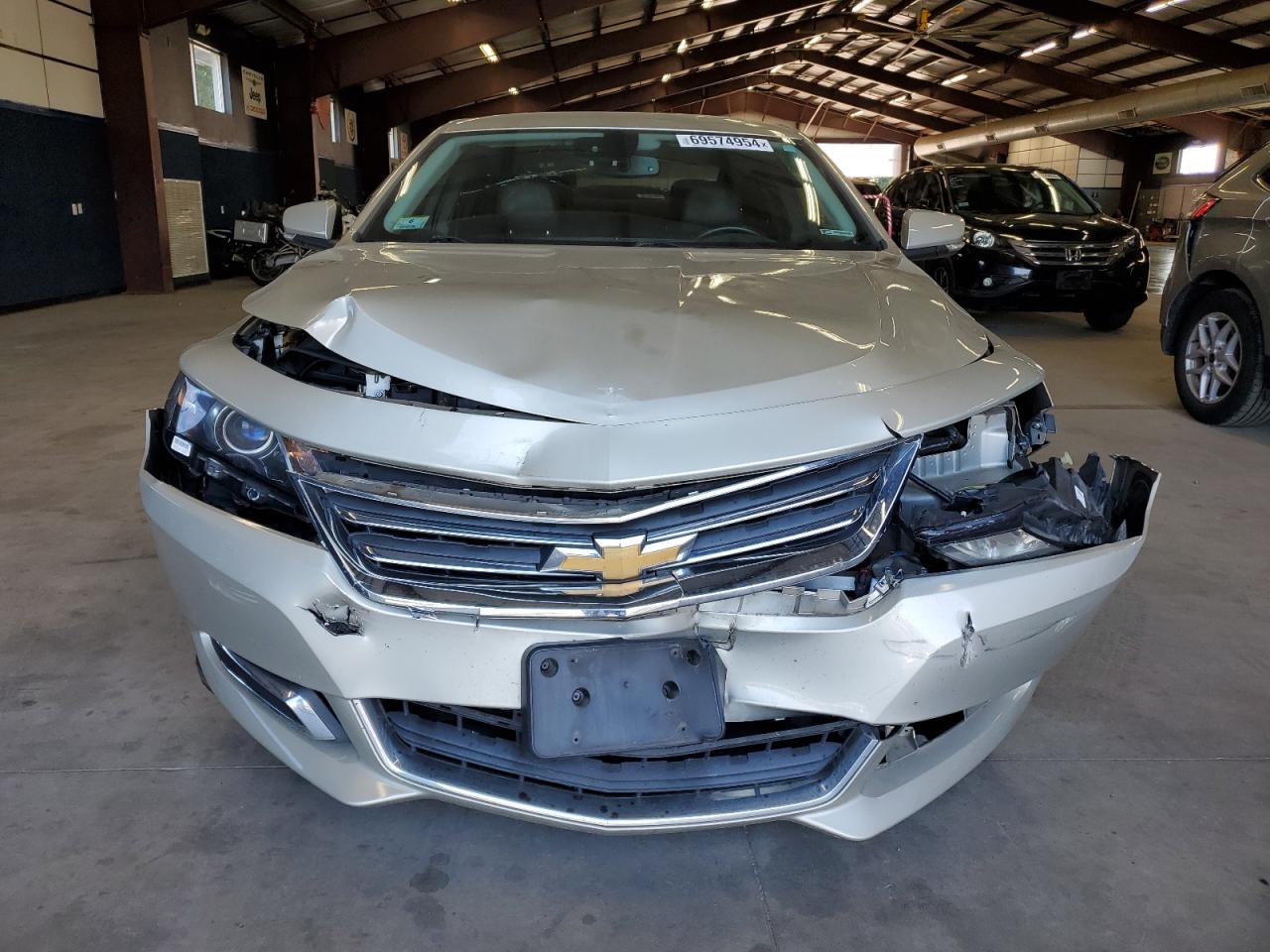 2015 Chevrolet Impala VIN 2G1125S3XF9284537 Copart auction photo, front end / rear end damage thumbnail 5