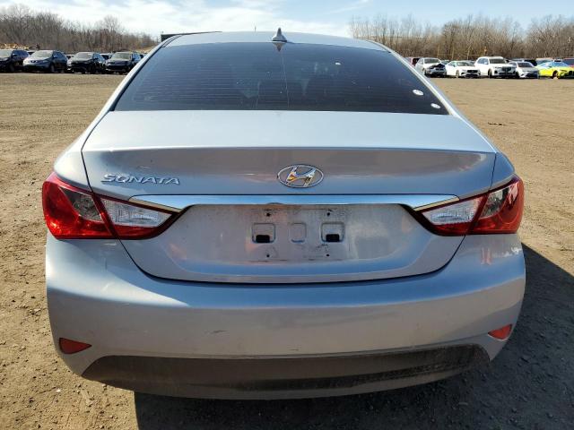 2014 Hyundai Sonata VIN 5NPEB4AC0EH901220 Copart auction photo, side / front end damage thumbnail 6