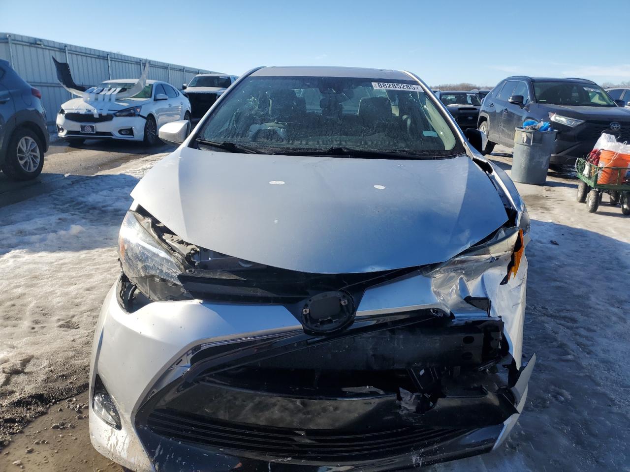 2017 Toyota Corolla VIN 2T1BURHE5HC865405 Copart auction photo, front end damage thumbnail 5