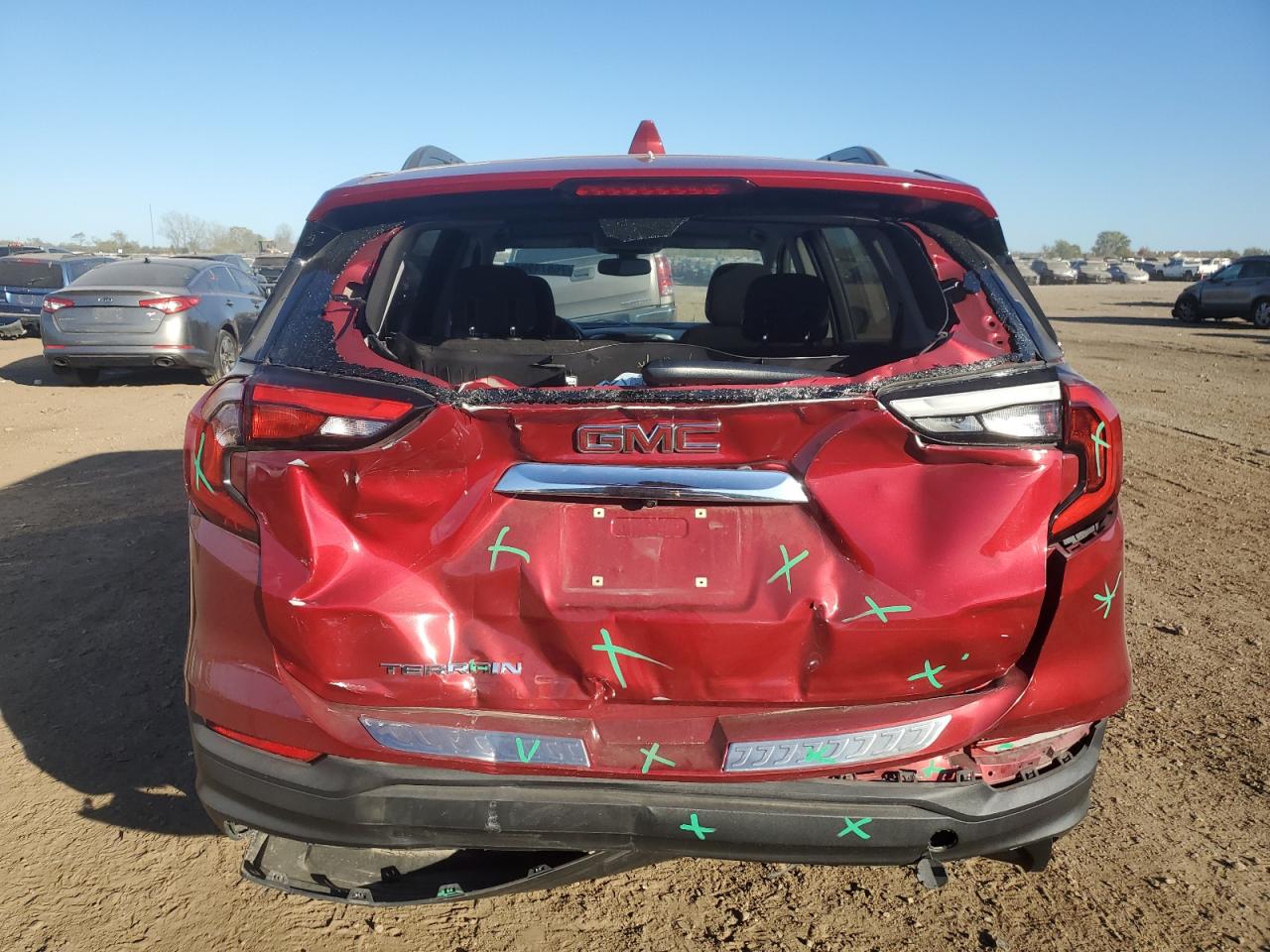 2018 GMC Terrain VIN 3GKALMEV4JL292428 Copart auction photo, rear end / minor dent/scratches damage thumbnail 6