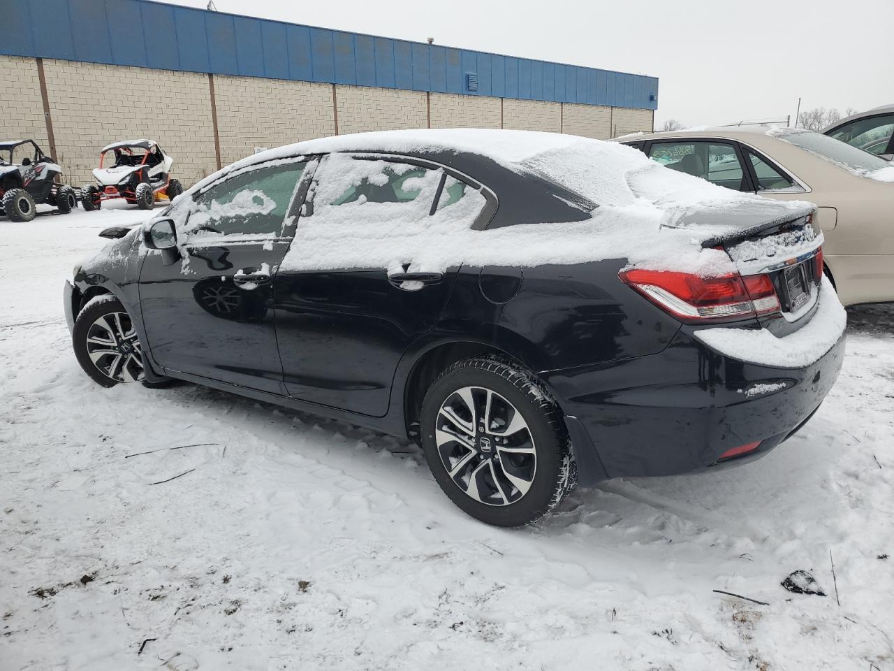 2015 Honda Civic VIN 19XFB2F88FE005900 Copart auction photo, front end damage thumbnail 2