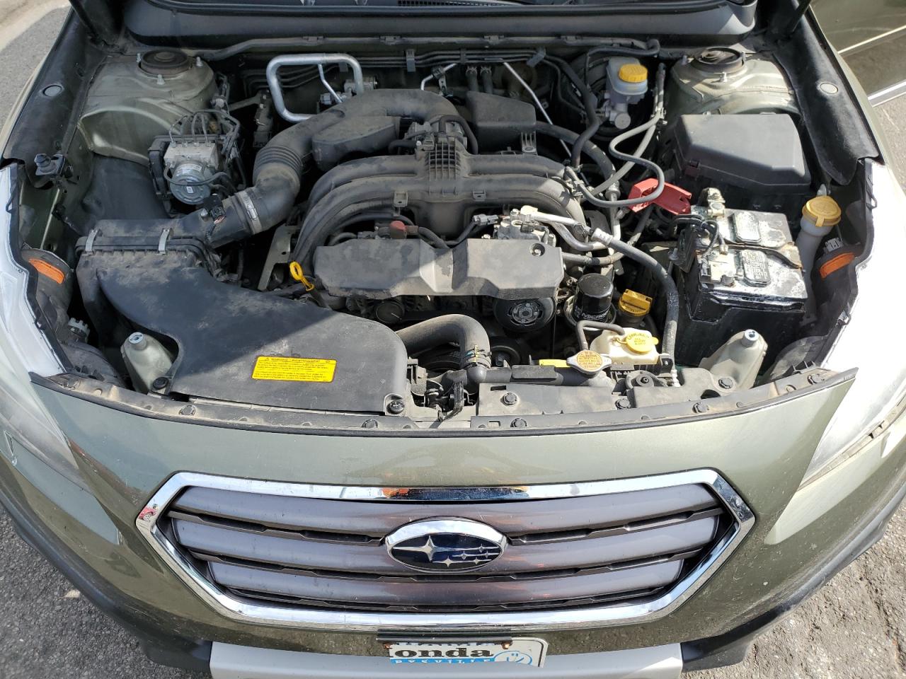 2017 Subaru Outback VIN 4S4BSATC0H3324215 Copart auction photo, front end / side damage thumbnail 13