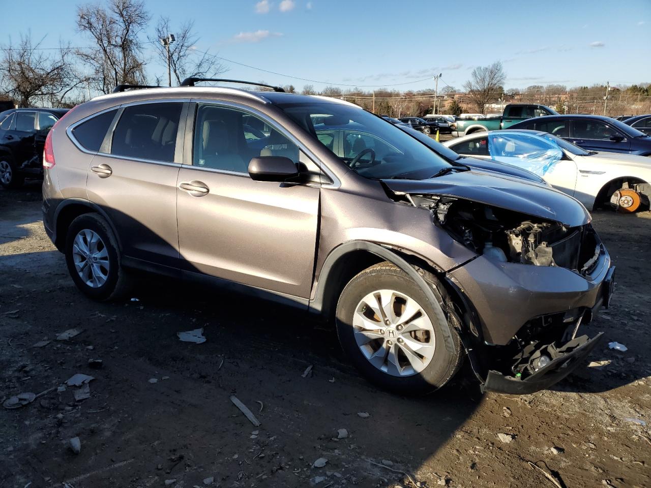 2012 Honda CR-V VIN 5J6RM4H70CL018824 Copart auction photo, front end damage thumbnail 4