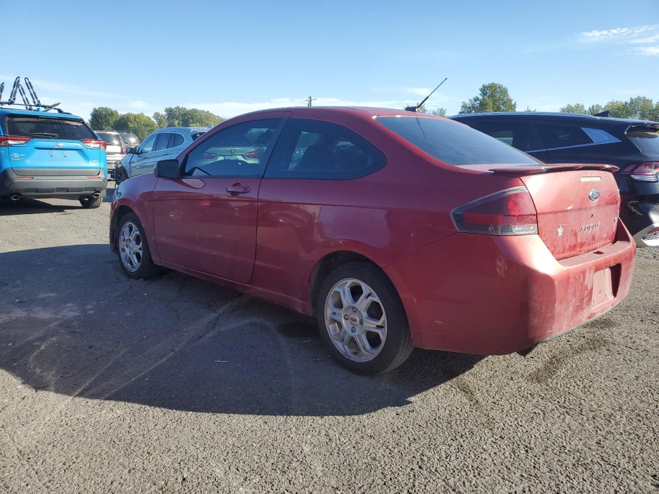 2009 Ford Focus VIN 1FAHP32N19W176922 Copart auction photo, front end / rear end damage thumbnail 2