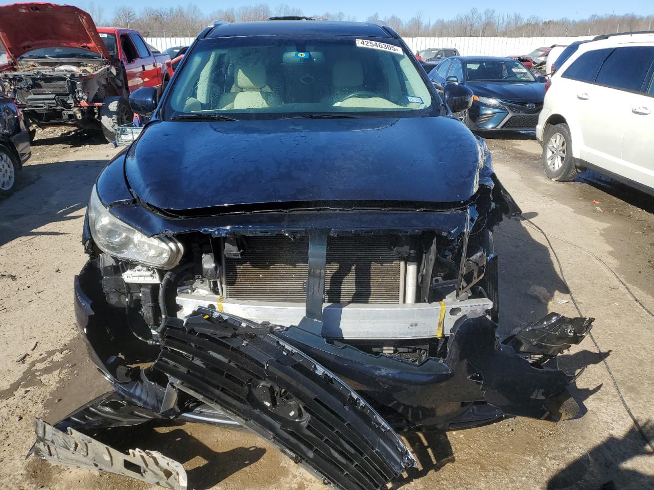 2015 Infiniti QX60 VIN 5N1AL0MN9FC518855 Copart auction photo, front end damage thumbnail 5