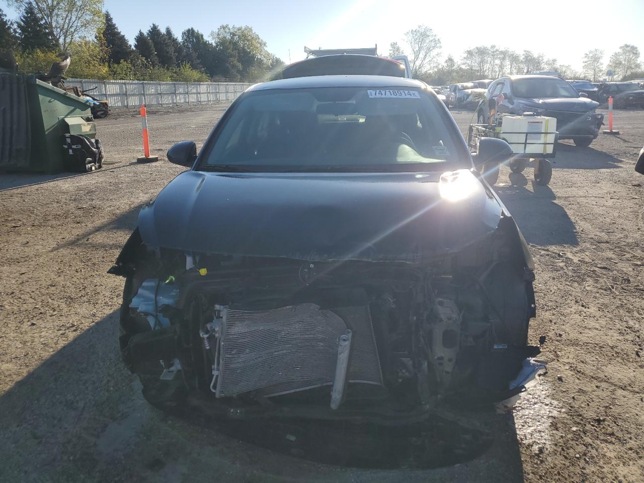 2021 KIA Rio VIN 3KPA24AD7ME408256 Copart auction photo, front end damage thumbnail 5