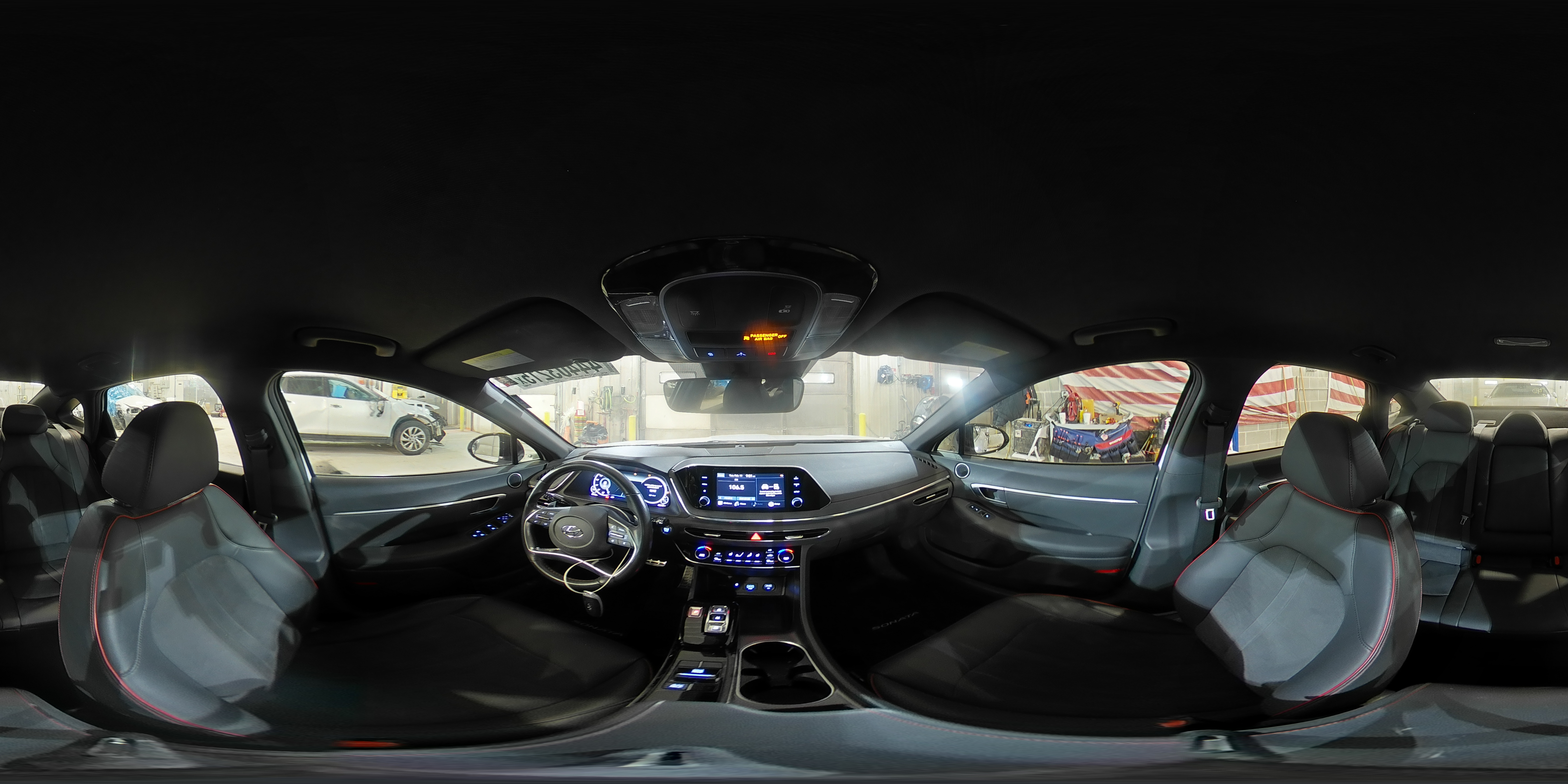2021 Hyundai Sonata VIN 5NPEJ4J25MH088580 Copart auction photo, rear end / side damage thumbnail 12