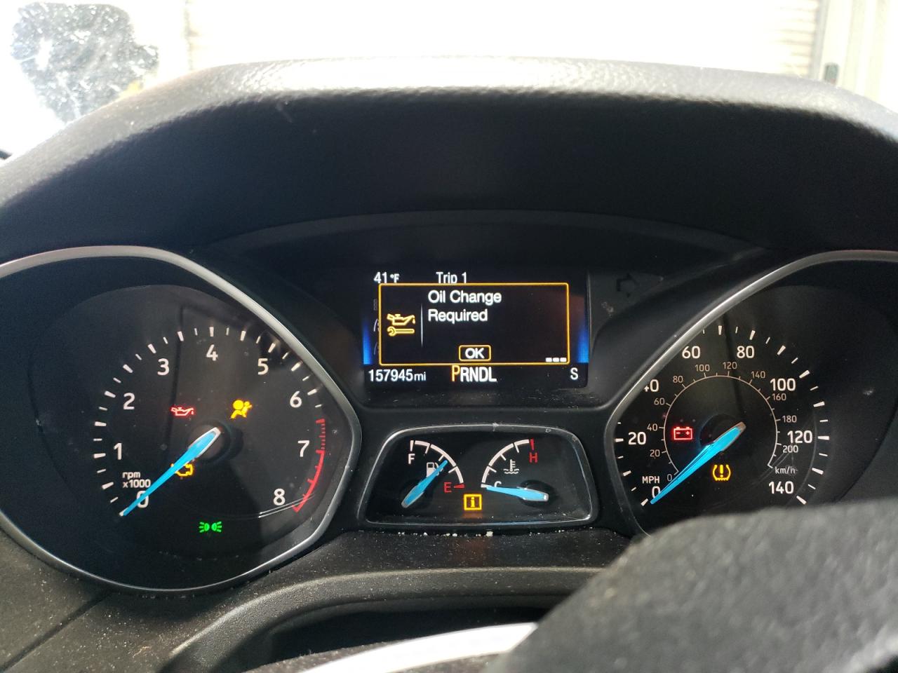2017 Ford Focus VIN 1FADP3K24HL298842 Copart auction photo, front end / hail damage thumbnail 9