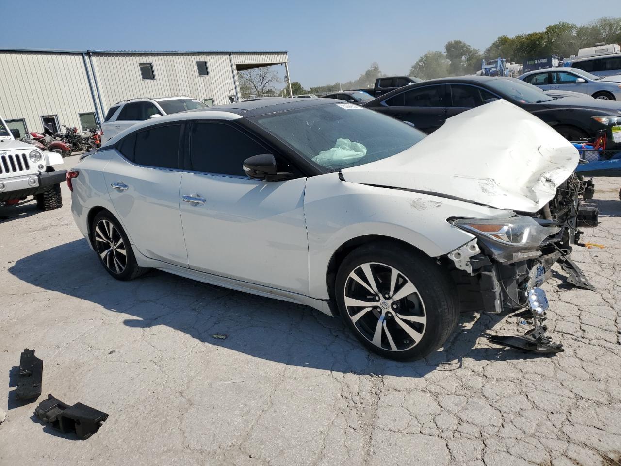 2018 Nissan Maxima VIN 1N4AA6AP4JC394446 Copart auction photo, front end damage thumbnail 4