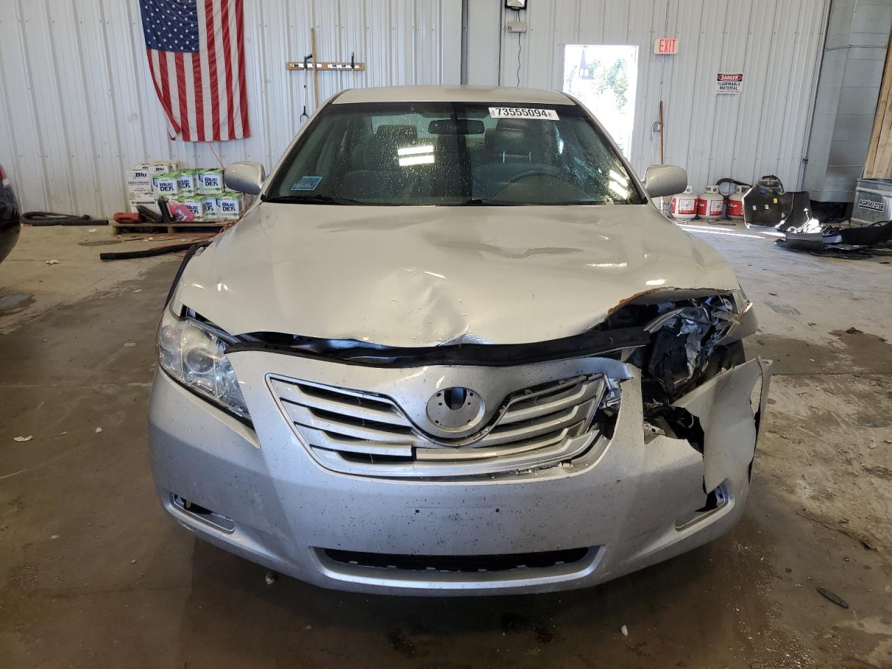 2008 Toyota Camry VIN 4T1BE46K78U735584 Copart auction photo, front end damage thumbnail 5