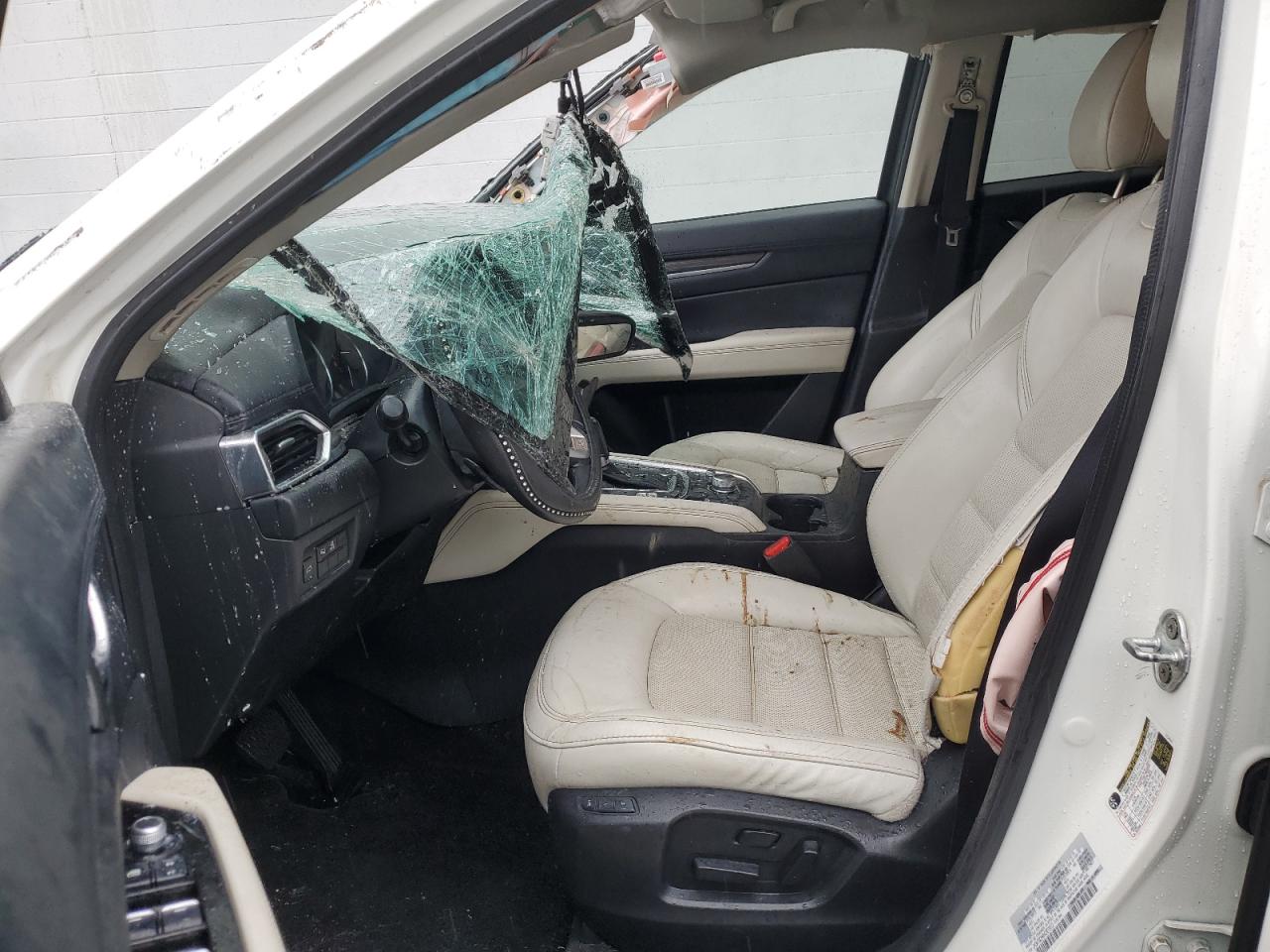 2021 Mazda CX-5 VIN JM3KFBDM4M0307913 Copart auction photo, rollover damage thumbnail 7