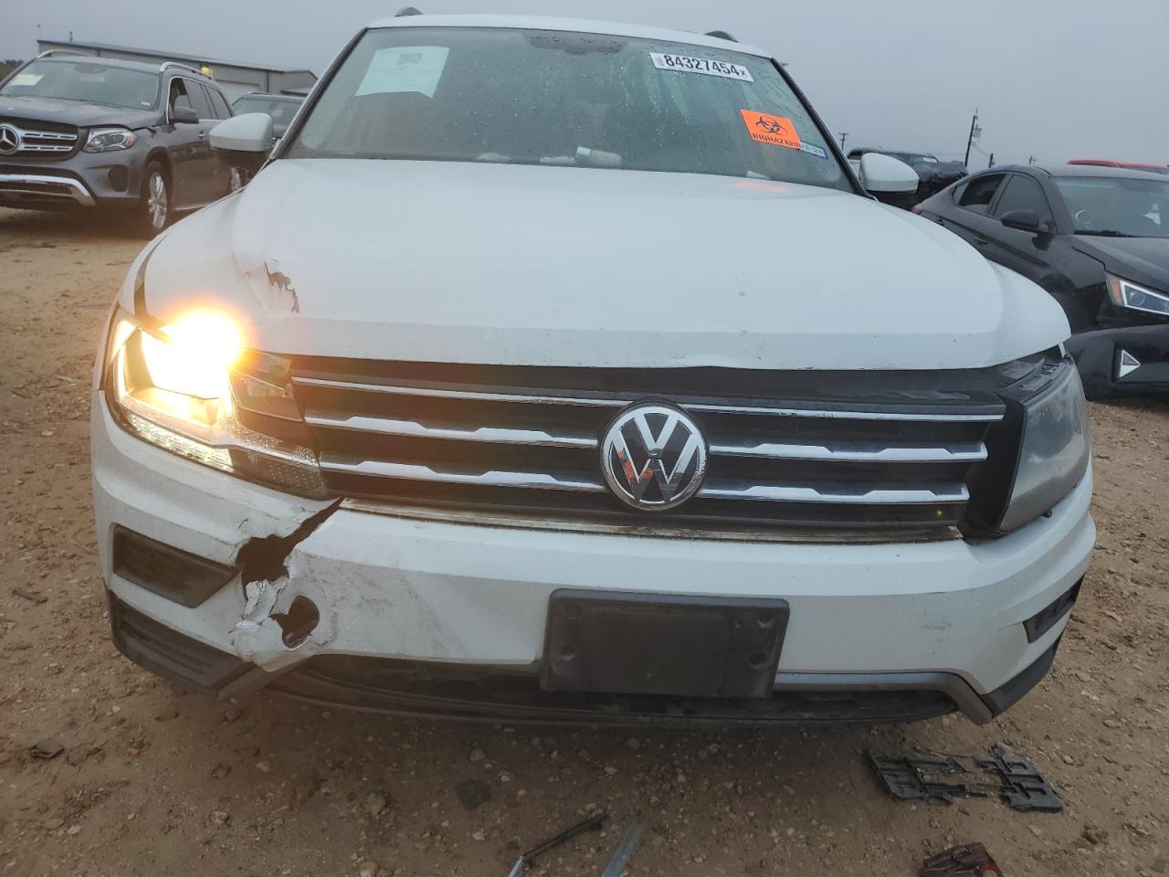 2019 Volkswagen Tiguan VIN 3VV3B7AX4KM027487 Copart auction photo, front end damage thumbnail 5