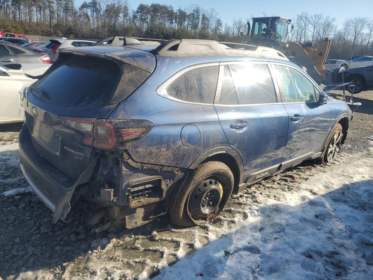 2021 Subaru Outback VIN 4S4BTGND4M3188039 Copart auction photo, all over / burn damage thumbnail 3