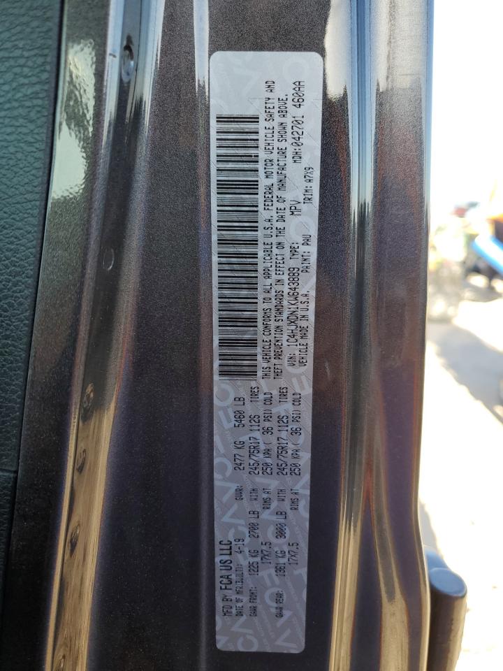 2019 Jeep Wrangler VIN 1C4HJXDN1KW643889 Copart auction photo, normal wear / minor dent/scratches damage thumbnail 12
