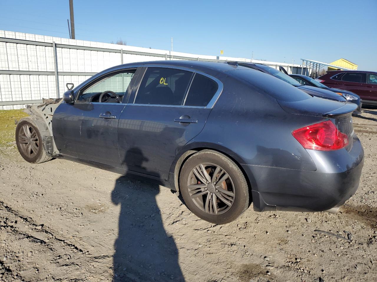 2008 Infiniti G VIN JNKBV61E78M212811 Copart auction photo, vandalism / front end damage thumbnail 2
