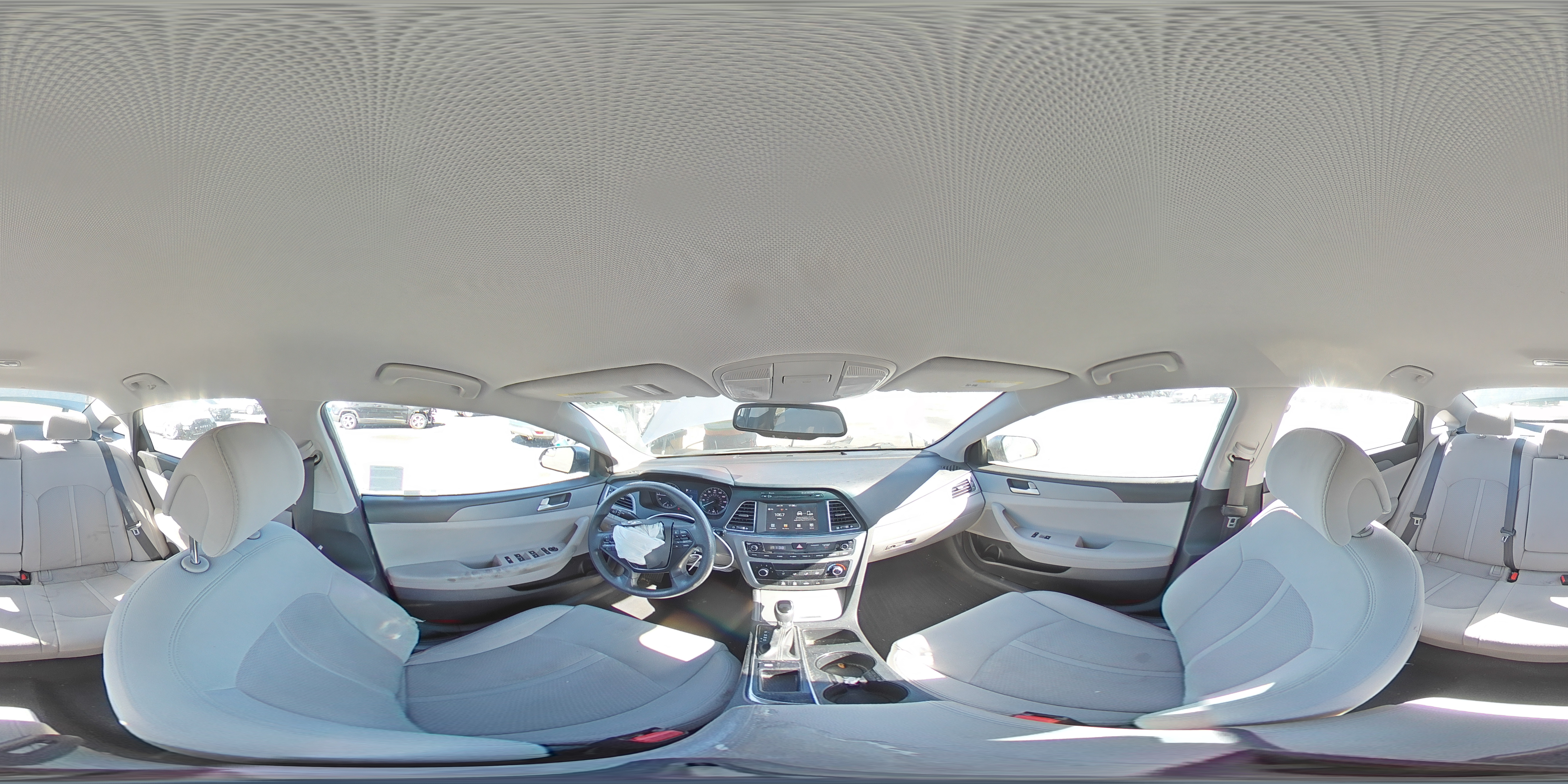 2017 Hyundai Sonata VIN 5NPE24AF9HH554677 Copart auction photo, front end / side damage thumbnail 12