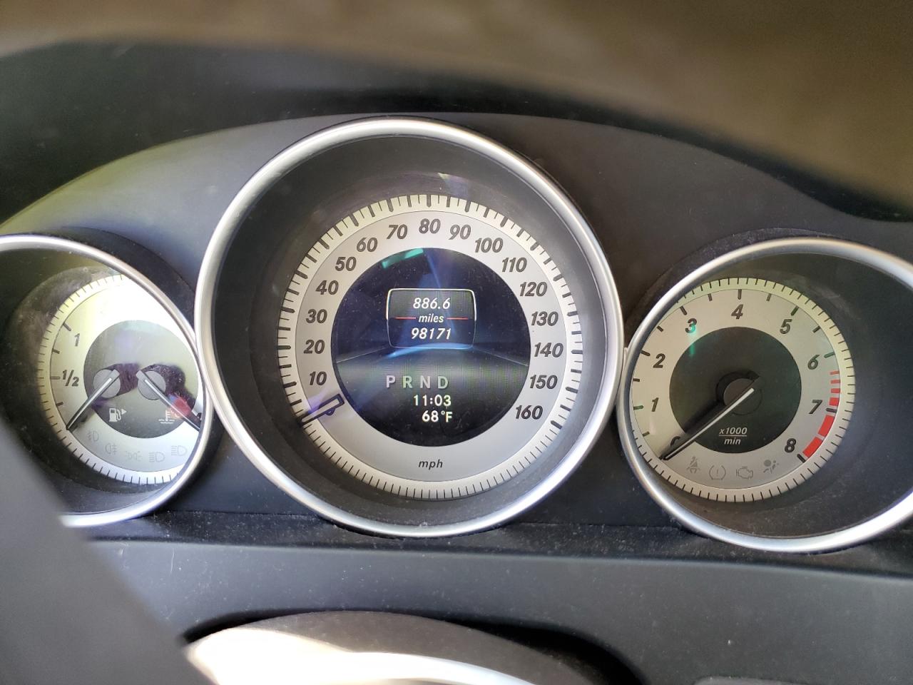 2014 Mercedes-Benz C-klasse VIN WDDGF8AB9ER323676 Copart auction photo, front end damage thumbnail 9