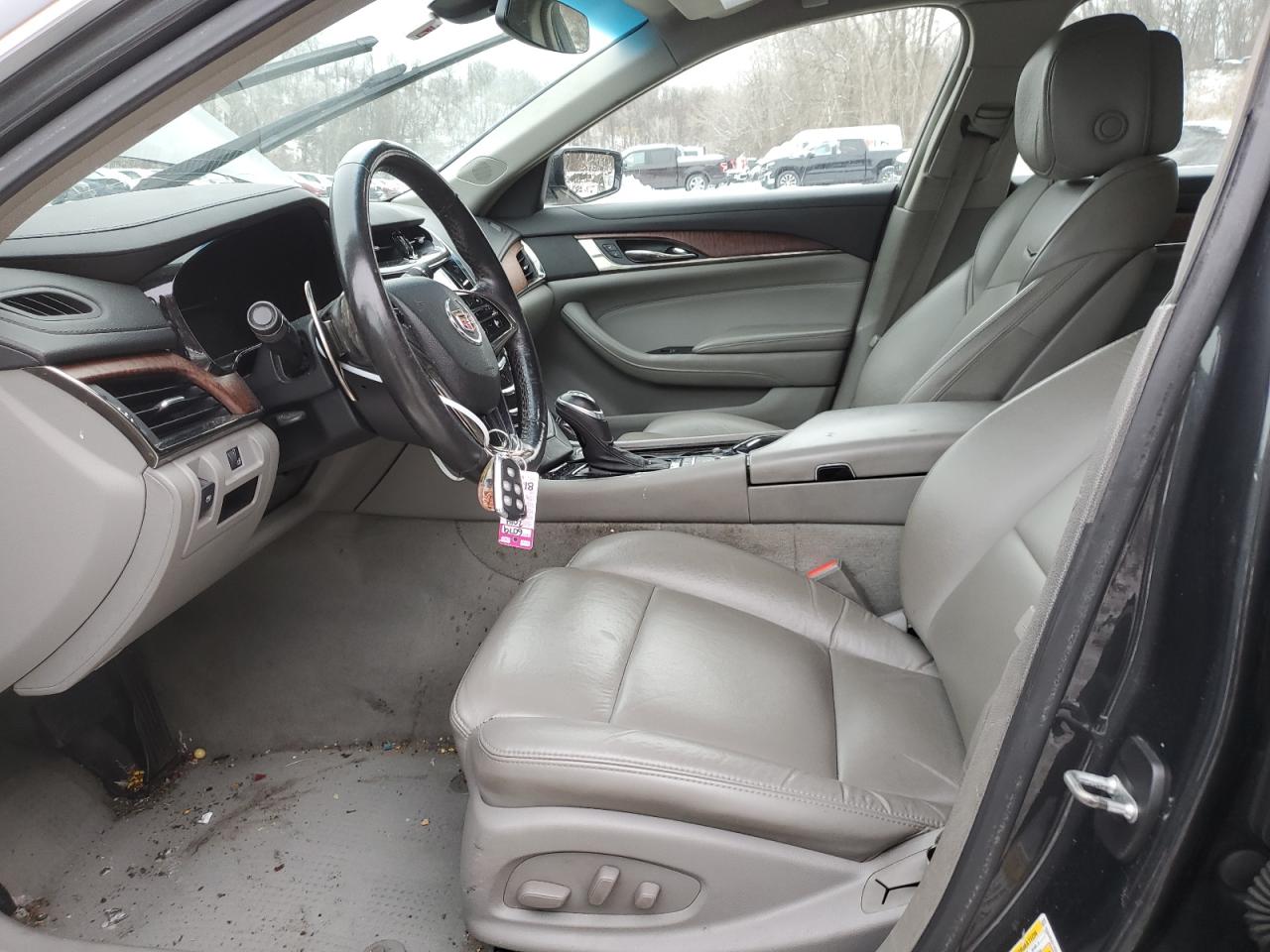 2014 Cadillac CTS VIN 1G6AW5SX1E0154995 Copart auction photo, front end / side damage thumbnail 7