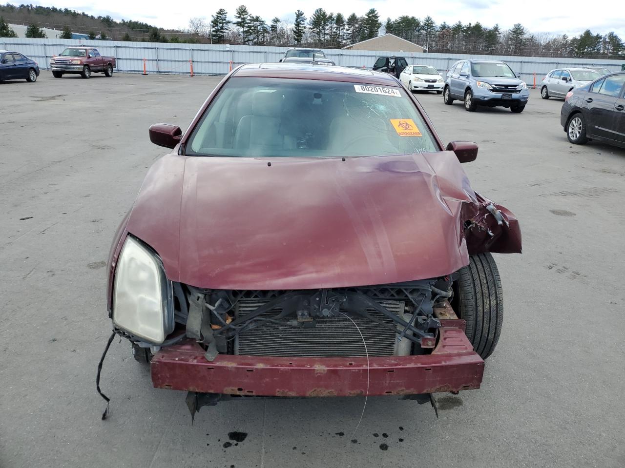 2007 Ford Fusion VIN 3FAHP08187R206906 Copart auction photo, front end / rear end damage thumbnail 5