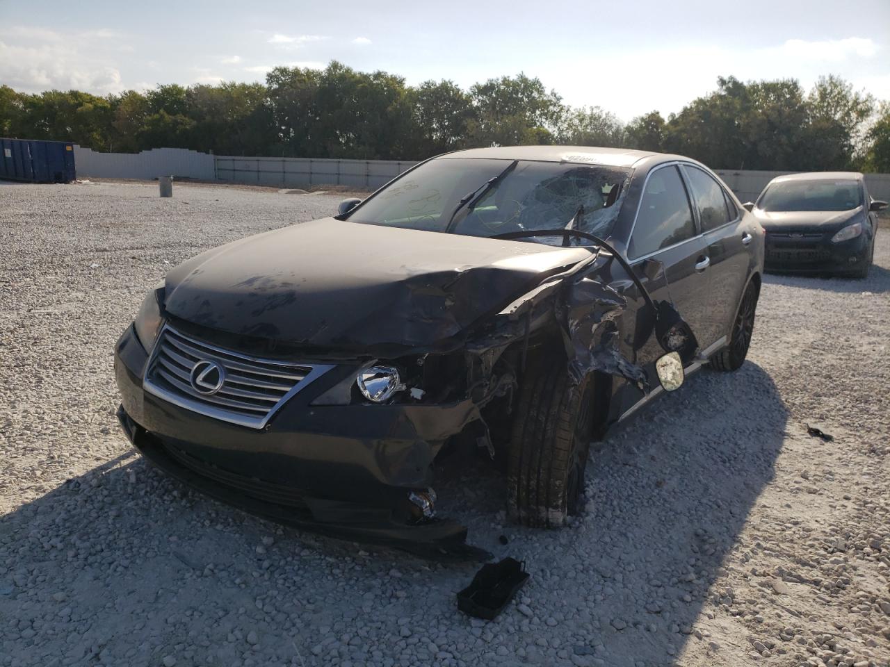 2011 Lexus ES VIN JTHBK1EG9B2428394 Copart auction photo, front end / undercarriage damage thumbnail 2