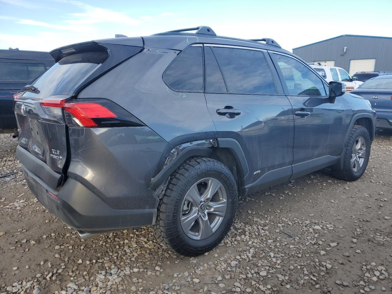 2024 Toyota RAV 4 VIN 2T3RWRFV9RW213082 Copart auction photo, stripped damage thumbnail 3