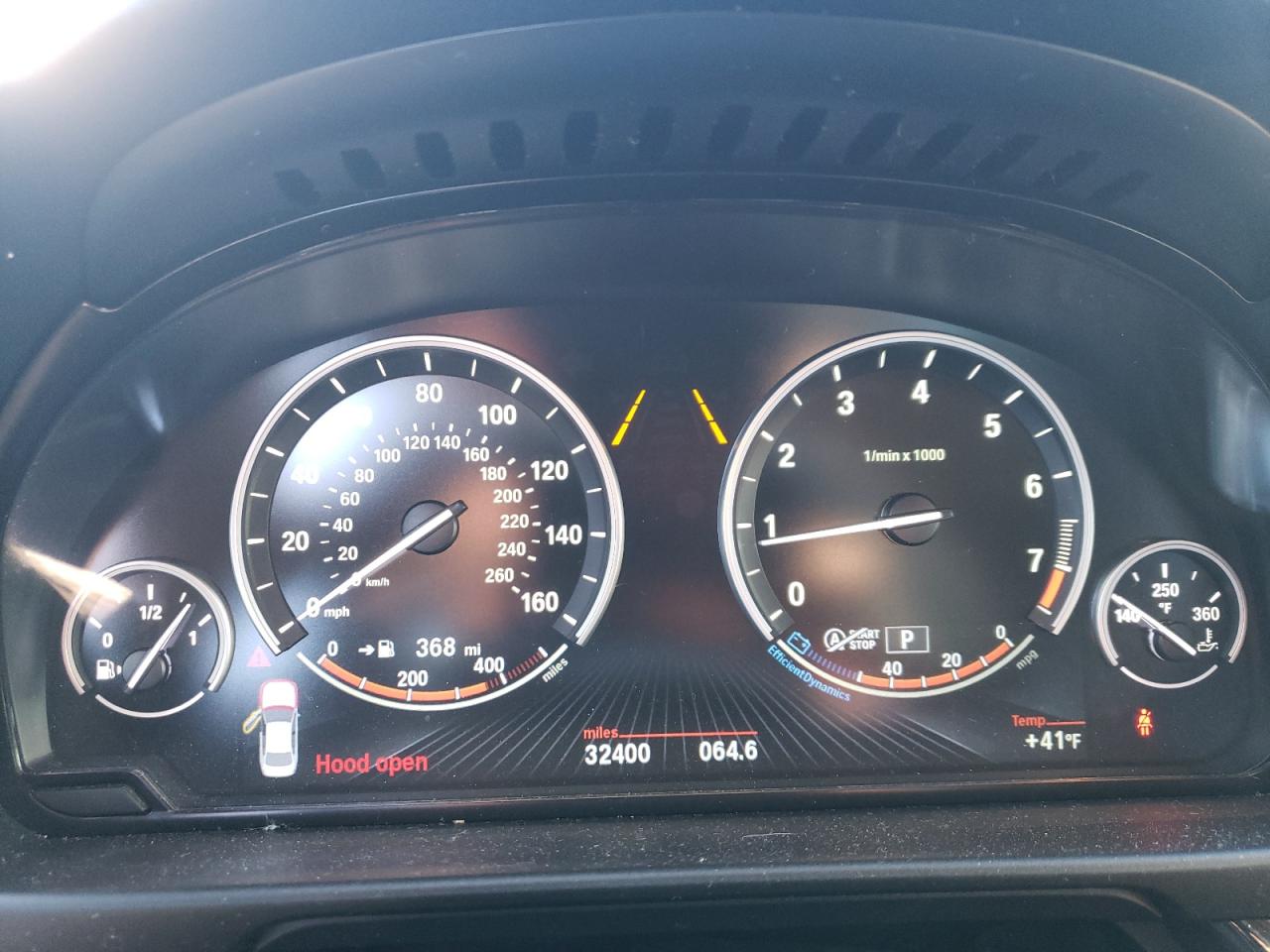 2016 BMW 5er VIN WBA5B3C52GG261086 Copart auction photo, hail / minor dent/scratches damage thumbnail 9
