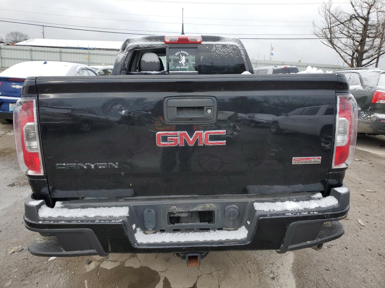 2017 GMC Canyon VIN 1GTP6CE15H1197253 Copart auction photo, front end / side damage thumbnail 6
