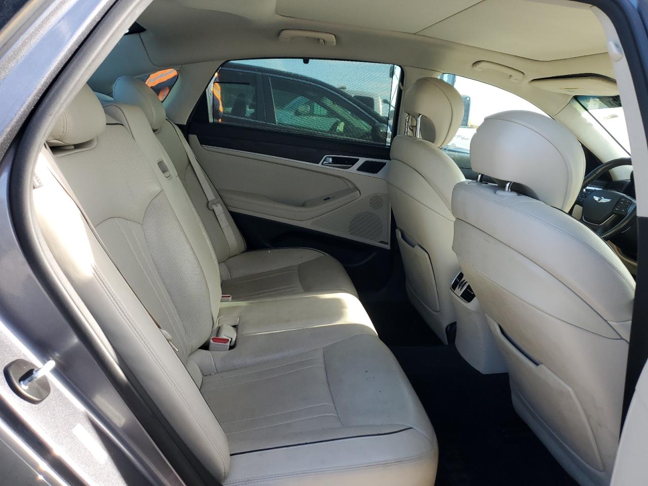 2015 Hyundai Genesis VIN KMHGN4JE6FU066924 Copart auction photo, rear end damage thumbnail 10