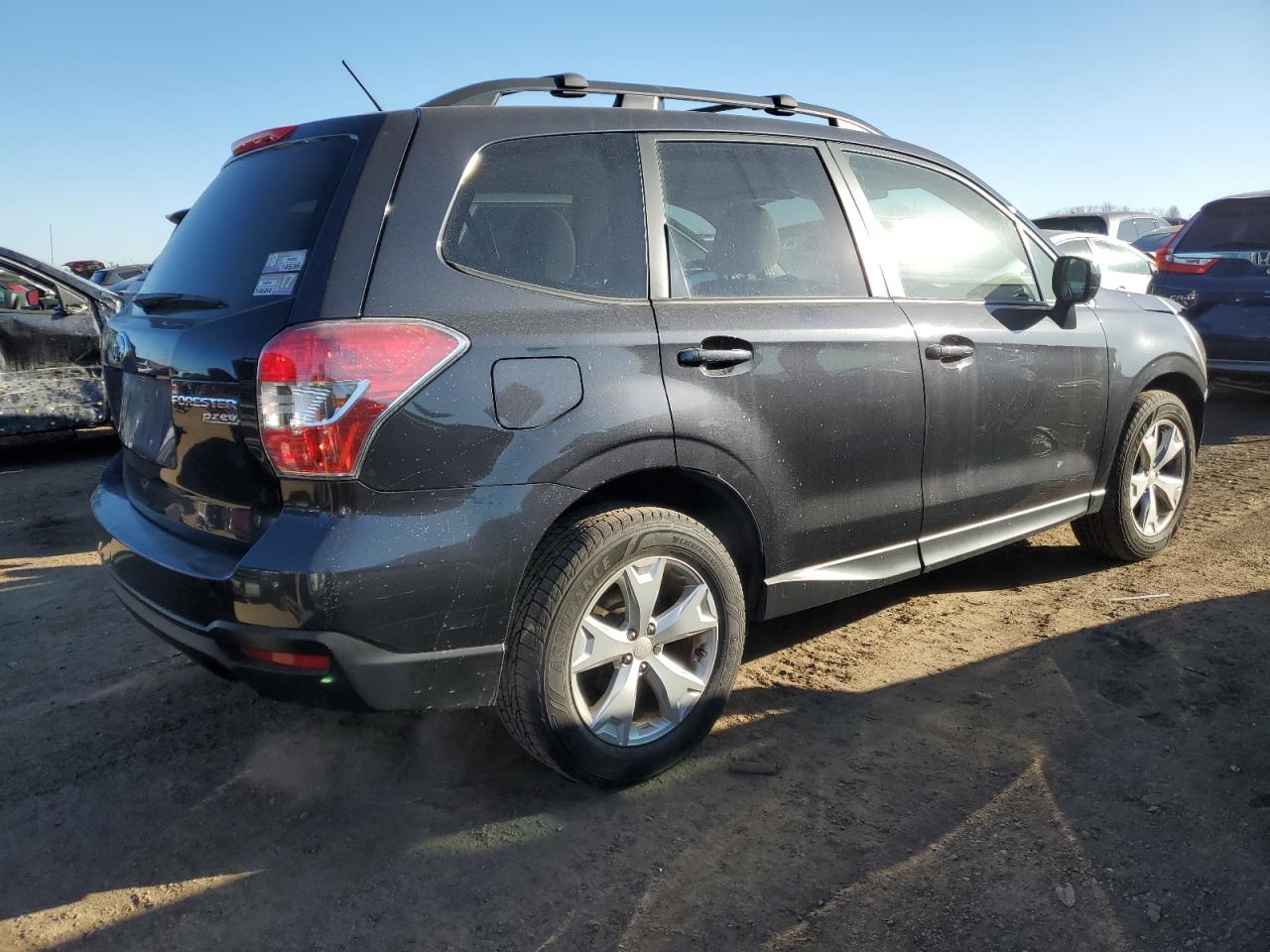 2015 Subaru Forester VIN JF2SJADC7FH815713 Copart auction photo, front end damage thumbnail 3