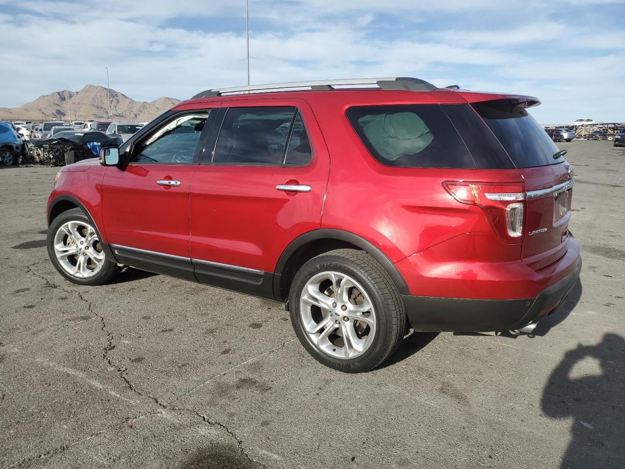 2014 Ford Explorer VIN 1FM5K8F83EGB90754 Copart auction photo, side damage thumbnail 2