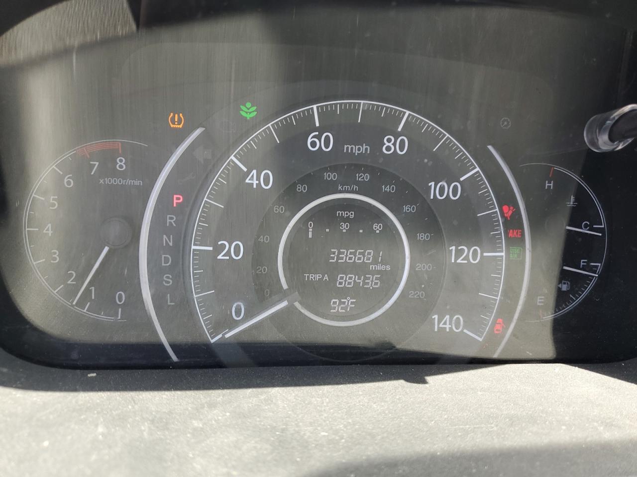 2016 Honda CR-V VIN 2HKRM4H56GH604359 Copart auction photo, side / undercarriage damage thumbnail 9