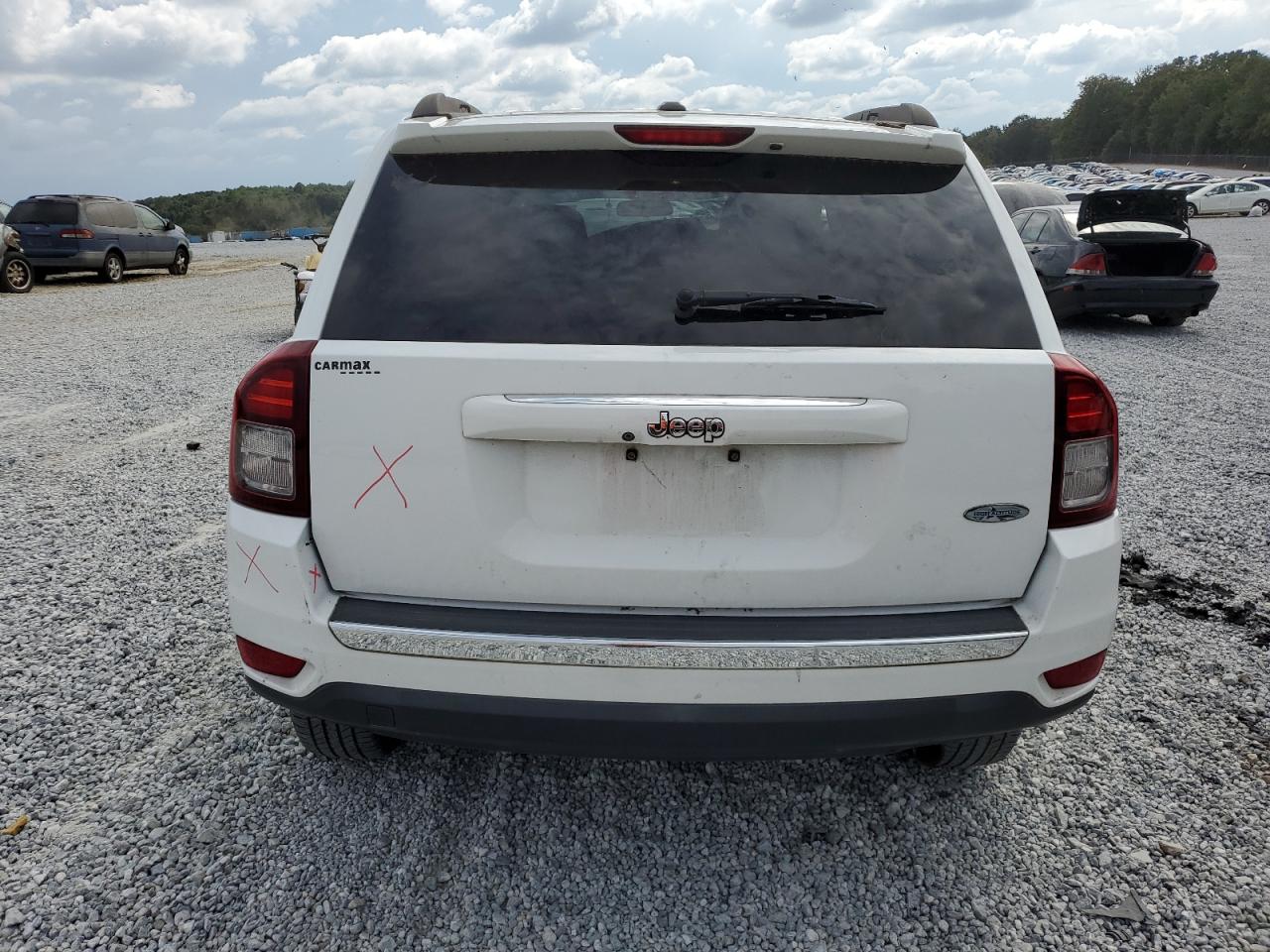 2015 Jeep Compass VIN 1C4NJCEA1FD264304 Copart auction photo, front end / minor dent/scratches damage thumbnail 6