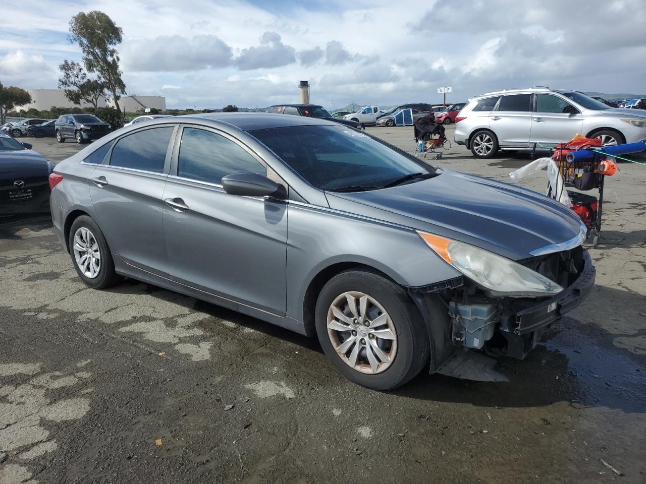 2012 Hyundai Sonata VIN 5NPEB4AC1CH500787 Copart auction photo, front end damage thumbnail 4