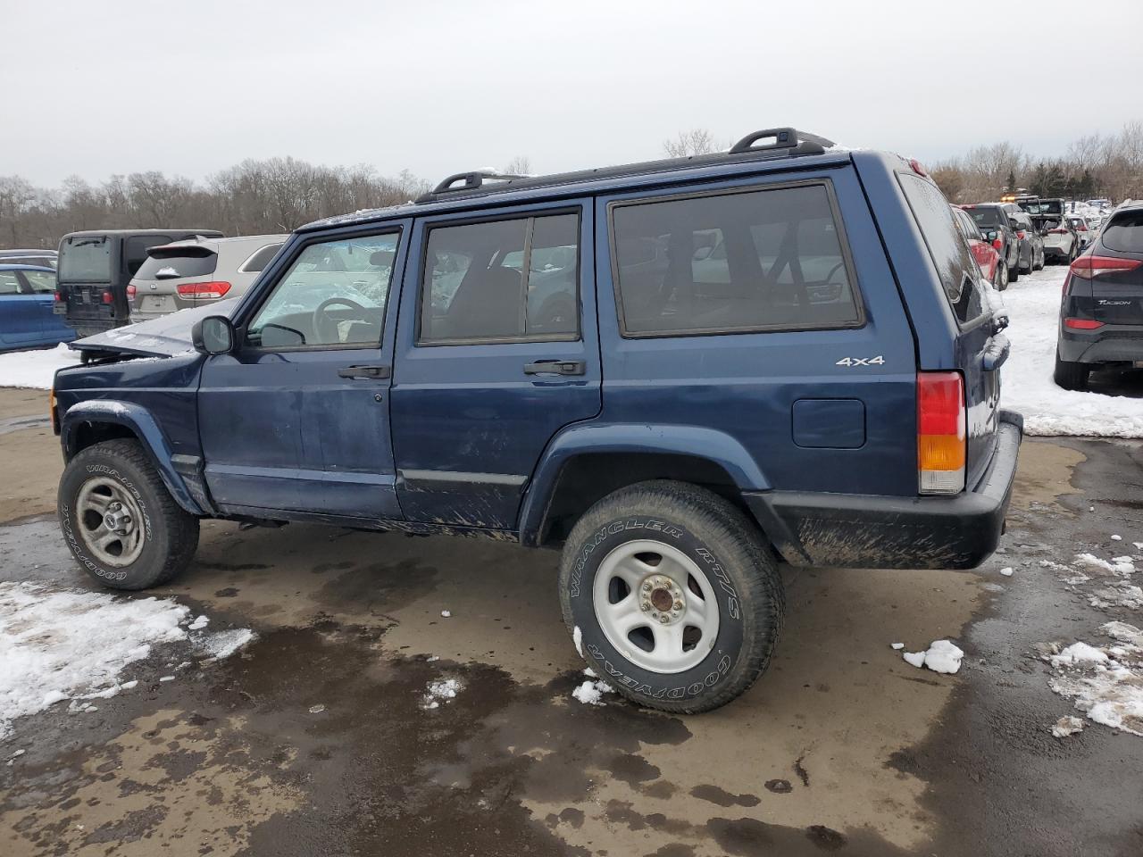 2001 Jeep Grand Cherokee VIN 1J4FF48S41L501313 Copart auction photo, front end / side damage thumbnail 2